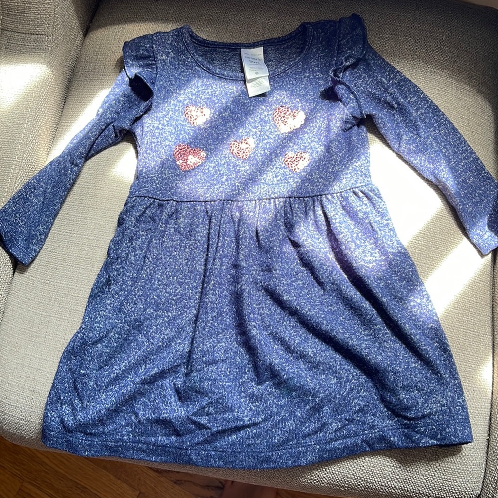 9 M Carters Dress long sleeve